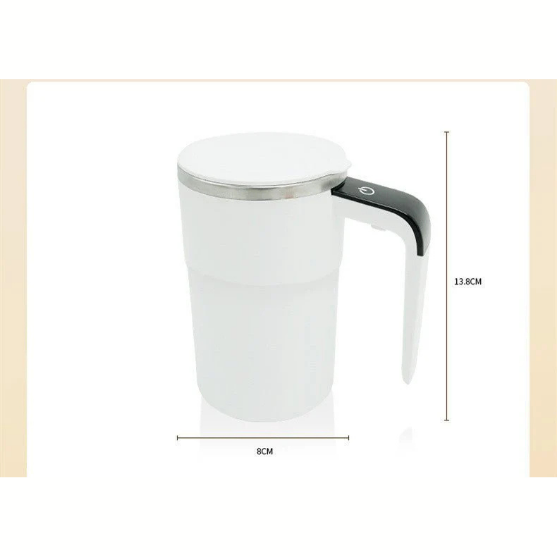Electric Coffee Mug USB Rechargeable Automatic Magnetic Cup IP67 Waterproof Food-Safe Stainless Steel For Juice Tea Milksha Kitchen Gadgets
