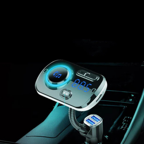 Car Mp3 Bluetooth Player Bc49Aq Bluetooth 5.0 Lossless Music Atmosphere Light Car Bluetooth Mp3