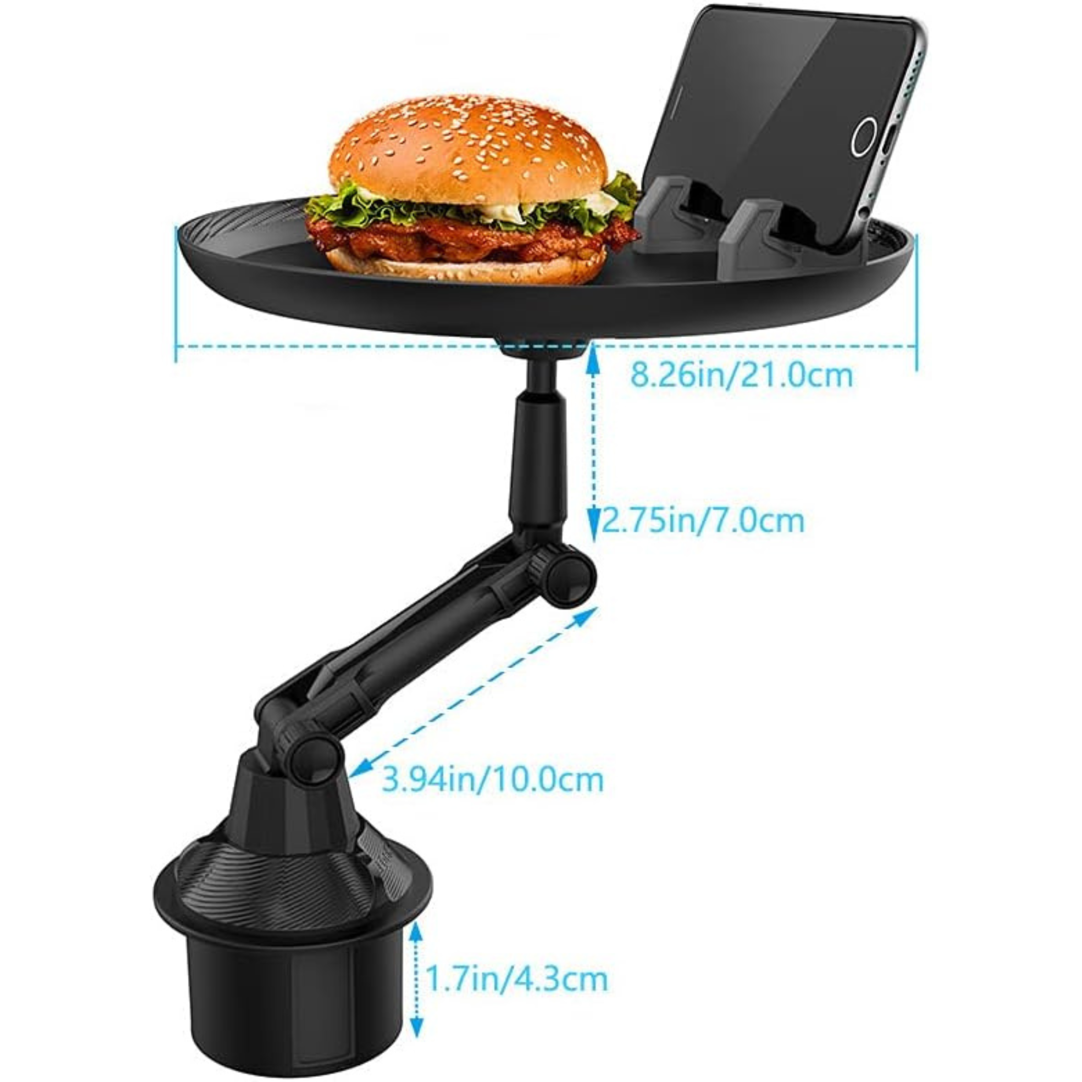 Cup Holder Food Tray