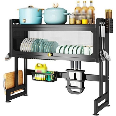 Kitchen Sink Shelf With Cabinet Door